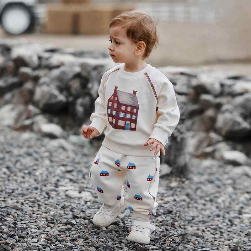 ベビー スウェット 上下セット 春秋 男の子 赤ちゃん 幼児 子供服 コットン カジュアル 73CM 80cm 90cm 100cm 110cm 120cm