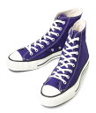 CONVERSE / コンバース : CANVAS ALL STAR J HI -パープル- : コンバース オールス