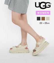 【送料無料】UGG / アグ ___ 【レディース】W GOLDENGLOW / 全3色 ___ ゴールデングロウ サンダル 厚底サンダル アグサンダル ボリュームソール 面ファスナー 調整可能 ストラップ 厚底 軽量 カジュアル レディース シーソルト ブラック ブラウン ___ <strong>1152685</strong>【DEA】