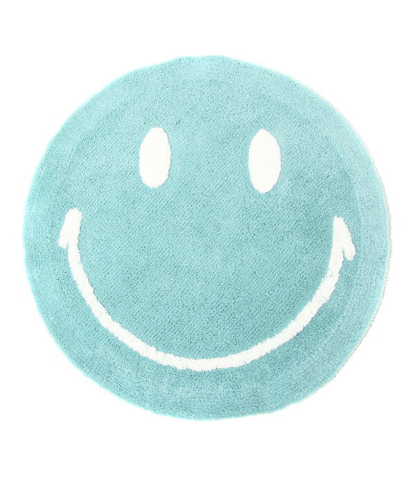 SECOND LAB(セカンドラボ) / SMILE RUG-Blue-（スマイル ニコちゃん ラグ マット インテリア Interior 雑貨 ギフト) SD1603-BLU【DEA】