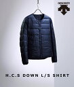 水沢ダウン(ミズサワダウン) / H.C.S DOWN L/S SHIRT / 全2色 (水沢 ミズサワダウン ダウンシャツ 撥水 アウター) DIA3778【NOA】