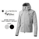 DESCENTE ALLTERRAIN / デサントオルテライン 水沢ダウン : WIND SHIELD SOFT SHELL JACKET : ミズサワダウン ウインドシールドソフトシェルジャケット パーカー メンズ : DAMMGC20【NOA】