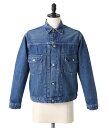orSlow / オアスロウ : 別注2ND DENIM JACKET 1 YEAR WASH : Gジャン デニムジャケット ワンイヤーウォッシュ アウター ブルゾン 別注 ARKnets限定 : 81-6002-82