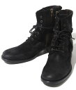 【レビューを書いて1万円当たる】BUTTERO(ブッテロ) Lace Up Zip Boots Suede-スウェードレースアップサイドジップ ブーツ-ネロ/ブラック(BUT-2904S)【MUS】 fs3gm