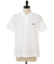 LACOSTE (ラコステ) / 半袖リブカラー ポロシャツ (ラコステ ポロシャツ メンズ 半袖 シャツ) L1212X【MUS】