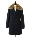 【SALE/セール】LARDINI(ラルディーニ) / polo coat with fur (ポロ コート ファー ) JD23144 【MUS】