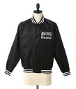 【SALE/セール】BOUNTY HUNTER(バウンティーハンター) / B×H Satin Varsity Jkt(サテン ジャケット スタジャン ブルゾン)BHJK1502-1【WAX】