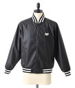 BOUNTY HUNTER(バウンティーハンター) / B×H Fake Leather Varsity JKT(フェイクレザー ジャケット スタジャン ブルゾン)BHJK1409-6【WAX】