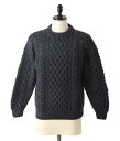 INVERALLAN(インバーアラン) / Crewneck Sweater (SIZE ; 36.38)(インバーアラン ニット セーター 手編み)ia-1a-s-cha【STD】