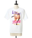 HYSTERIC GLAMOUR(ヒステリックグラマー) / CL/LICK ME★LOVE pt T-SH (コートニーラブ コートニー Tシャツ 半袖 カットソー プリント ロックT) 2171CT26【COR】