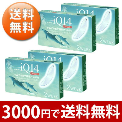 ロートi.Q.14トーリック　4箱セット(左右各2箱)[4箱毎にケア用品500ml付き]...:arkscontact:10001103