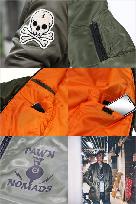 PAWN(パウン)/8-BALLJACKET/MA-1