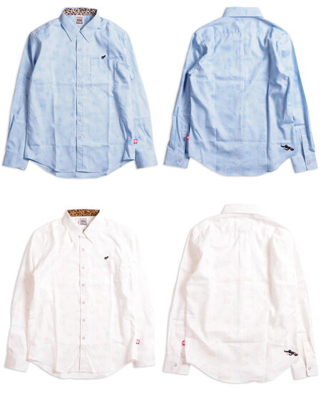 【先行予約】PUNKDRUNKERS(パンクドランカーズ)/【PDSxゴッコ堂】ヤンキーアイテム総柄シャツ/2016年2月入荷予定