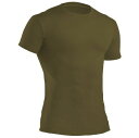 【メール便配送可】軍用 アンダーアーマー/Under Armour タクティカル コンプレッション Tシャツ マリーン OD S ヒートギア HEAT GEAR
