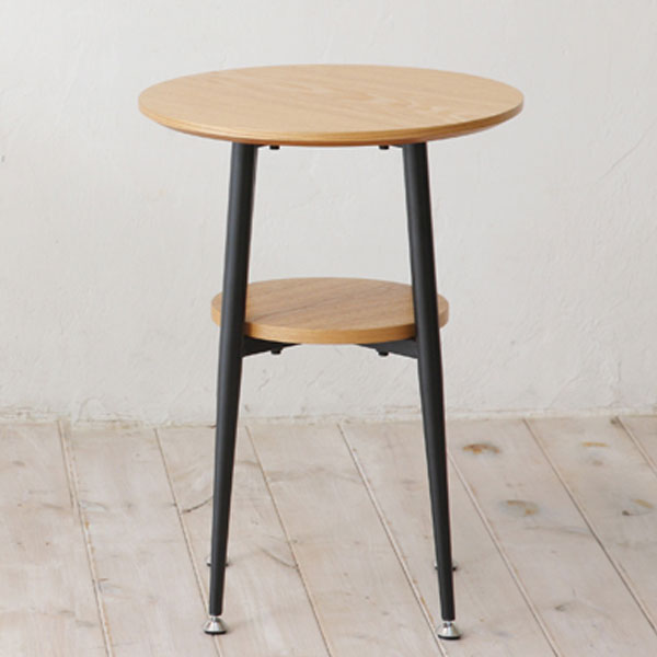 テーブル 木製 サイドテーブル ミニ 円形 棚 飾り棚 丸型 ラウンドテーブル 北欧 小さ…...:arne-interior:10034418