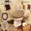 トイレ 便座カバー O型 トイレタリー ナチュラル トイレカバー おしゃれ 便座 トイレ カバー トイレ用品 864円