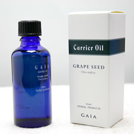 GAIA キャリアオイル グレープシードオイル 50ml（ガイア）