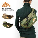 【最大15%OFFクーポン対象】【タイムセール SALE】KELTY(ケルティ) kelty ショルダー ミニファニー ボディバッグ ウエストバッグ 斜め掛けバッグ 斜めがけバッグ カモフラ 迷彩 ヴィンテージ 軽量 メンズ レディース アウトドア 男女兼用 (2592042)