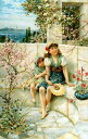 油絵 William Stephen Coleman_ 花見