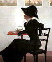 油絵 Harry Wilson Watrous_洗練された美