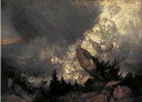 複製画 送料無料 プレミアム 学割 絵画 油彩画 油絵 複製画 模写ウィリアム・ターナー「グリゾン地方の雪崩」 F10(53.0×45.5cm)サイズ プレゼント ギフト 贈り物 名画 オーダーメイド 額付き