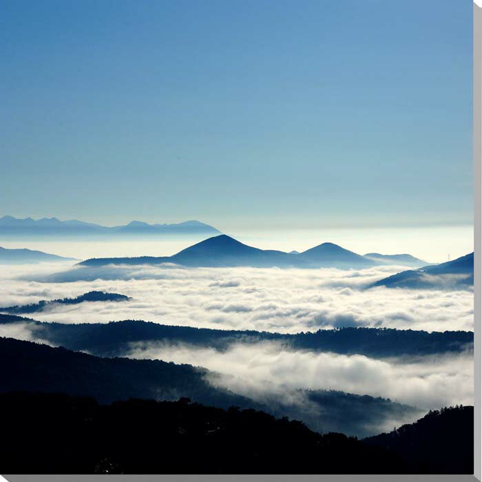 北海道　トマム　雲海　風景写真パネル　80.3×80.3cm　HOK-85-S25  
