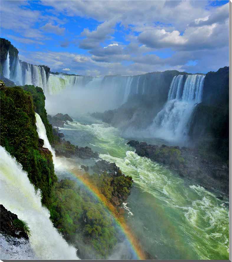 イグアスの滝に虹2　写真パネル　72.7×60.6cm　IGA-02-F20...:art298:10000311