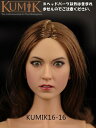 KUMIK 1/6サイズフィギュア用 女性ヘッドパーツ 16-16