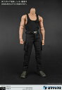 ZY-TOYS 1/6フィギュア用衣装 男性用 黒のベストセット ZY16-12