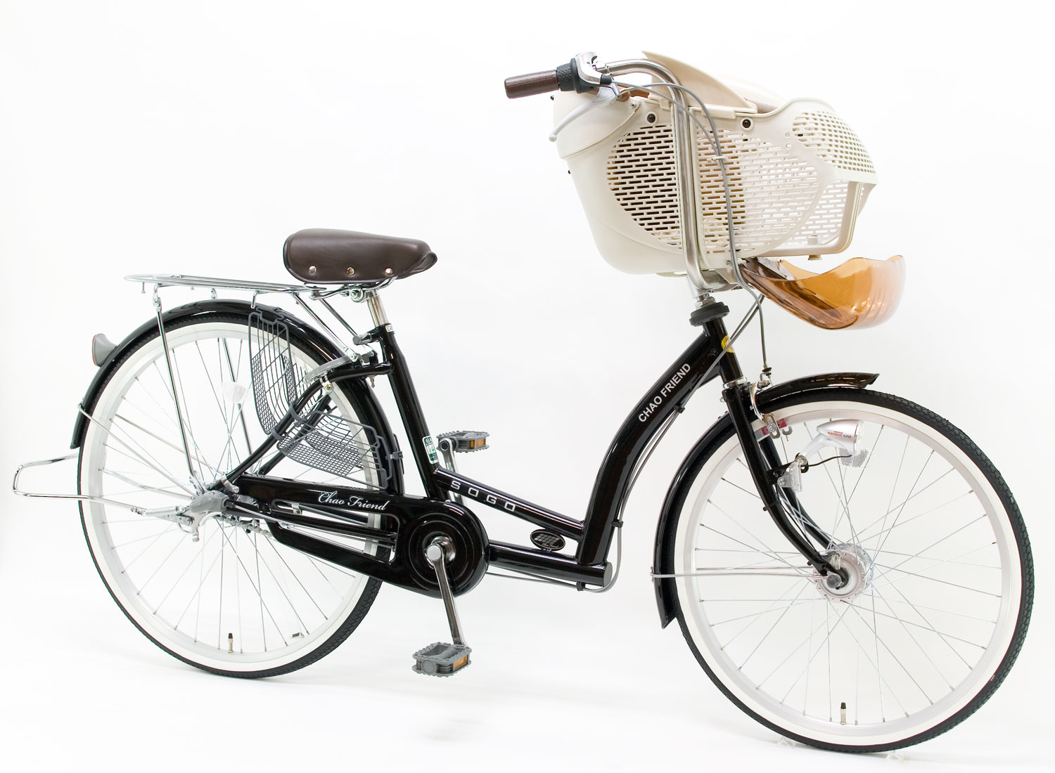 SOGO【ふらつきにくいフレーム設計】子供乗せ自転車CHF26NCS G3 カスタム（3段変速）BAA通常\33,500(税.送料込）を