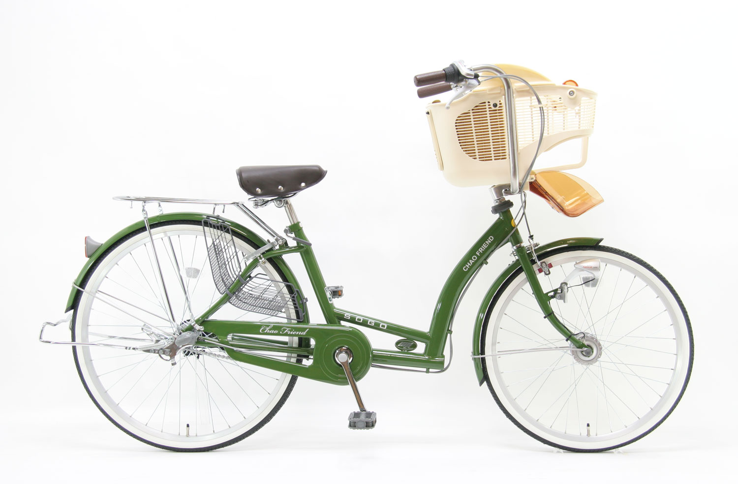 SOGO【ふらつきにくいフレーム設計】子供乗せ自転車CHF26NDX-G3デラックス（3段変速）BAA