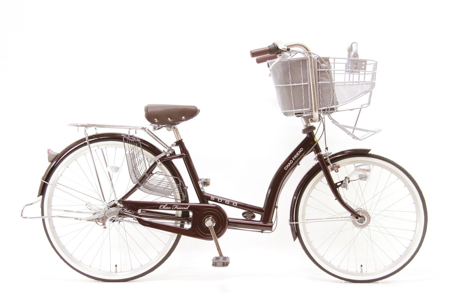 SOGO[ふらつきにくいフレーム設計]子供乗せ自転車　CHF26NST-G3スタンダード（3段変速）BAA
