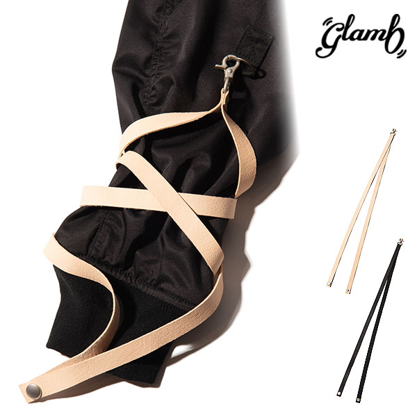 2026 春 先行予約 3月下旬〜4月上旬入荷予定 glamb グラム Blow Leather Tape Strap ストラップ ブロウレザーテープストラップ 送料無料 キャンセル不可