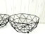 ワイヤーボウル 大 13×31cm 小物入れ シンプル 北欧 十角形 decagon デカゴン ブラック 黒【art of black】 5,832円