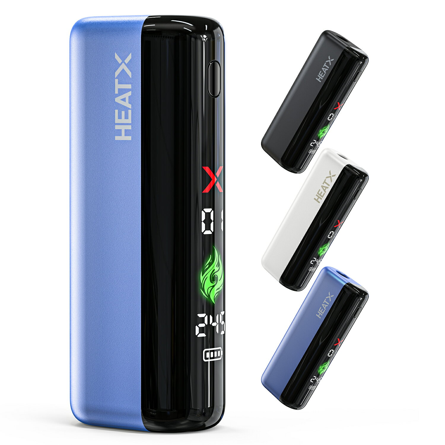 【新発売早割セール★クーポンで4,290円】<strong>アイコスイルマワン互換機</strong> 2度吸い 連続21本 アイコス互換機 加熱式たばこ シケモク 再利用 コンパクト フルスクリーン液晶搭載 IQOSイルマ 電子タバコ HEATX ヒートエックス IQOSILUMA用 アイコスイルマ i ワン 送料無料