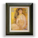 【油絵 直筆仕上げ】ルノワール　裸婦　F4 【額縁付】　絵画　販売　4号　油彩　人物画　479×389mm　送料無料
