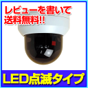 【ダミー防犯カメラ/ダミー監視カメラ】LED付ドーム型 ダミーカメラ【RD-2850】【この安心でこの価格!】