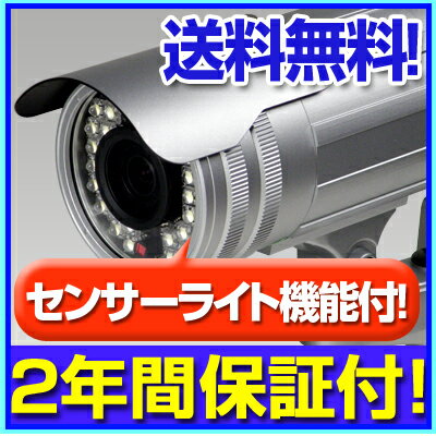 防犯カメラ 監視カメラ ハイブリットLED内蔵 屋外用カメラ【RD-3753】