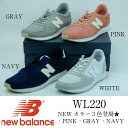 new balance WL220 PINK.NAVY.GR...
