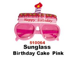 yEϑObYE߂ˁEap[eB[zsNo[Xf[P[L TOX@[Sunglass Birthday Cake Pink]@yグKlz..