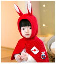 うさみみケープ Baby 赤 コスチューム 衣装 コスプレ ...