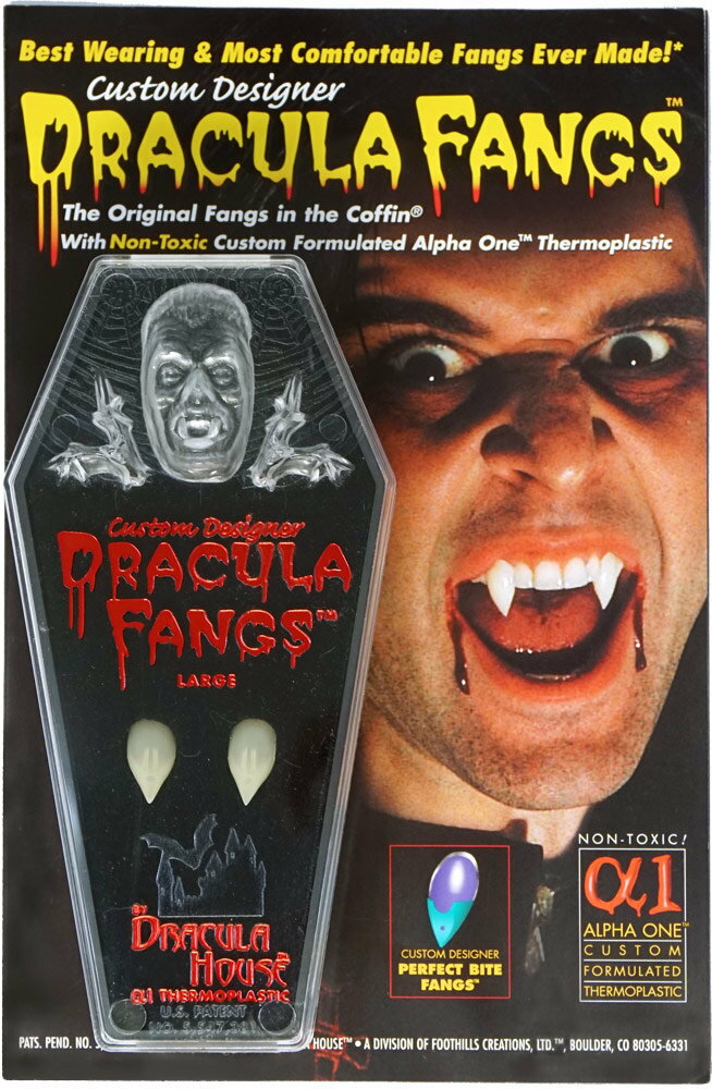 米国シネマシークレット社製 ドラキュラの牙 FCC225｜Dracula House DRACULA FANGS