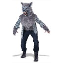 送料無料 ブラッドムーン グレー 大人 男性 メンズ コスプレ 変装 衣装 オオカミ男 仮装 コスチューム ハロウィン 狼男 モンスター