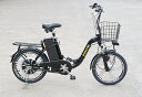 ★高速★48V大容量リチウムイオン電池★モペット電動自転車「フレア」18インチ、かご付き