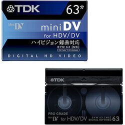 TDK DVM63HDN MiniDVカセット 63分 1本