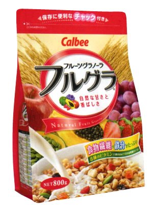 【送料無料】カルビー フルーツグラノーラ 800g ×6個