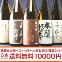 ●2013年父の日ギフト●　岩手の酒蔵あさ開(あさびらき)鉄板ベストセラー日本酒福袋1800ml×5本セット復興支援に東北のお酒をプレゼントお土産贈り物に。ポイント消化にも。岩手県産地酒・日本酒を応援。全国新酒鑑評会金賞送料無料で10000円ポッキリ！酒蔵あさ開ベストセラー人気お酒5種類入り！