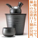 【ポイント2倍】:黒結晶氷温徳利酒器 グッズ アイテム お燗 誕生日 お祝い ハロウィン お歳暮 ギフト 贈り物 プレゼントに日本酒 お酒を
