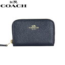 【ポイント5倍】 コーチ コインケース クロスグレインレザー ミッドナイト Coach F27569 送料無料