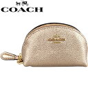 【ポイント5倍】 送料無料 コーチ コインケース ハーフムーン ローズ ゴールド Coach Brand F37572